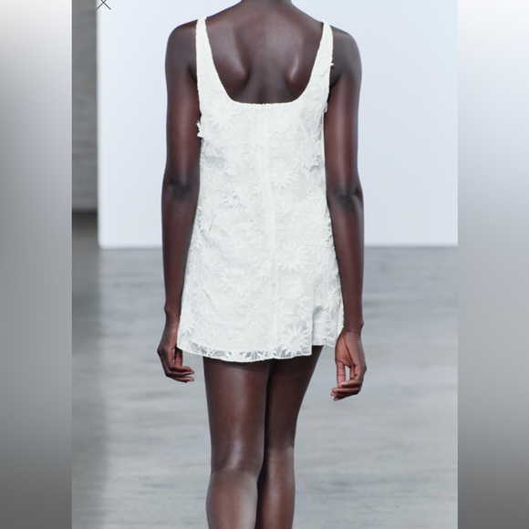 EMBROIDERED MINI DRESS ZW COLLECTION - Picture 2 of 4